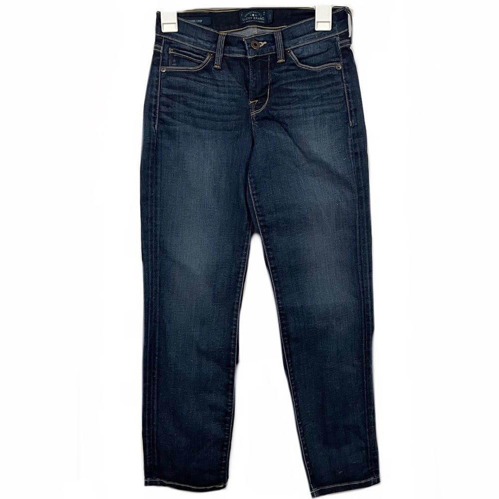 Lucky Brand Brooke Cropped Straight Leg Jeans